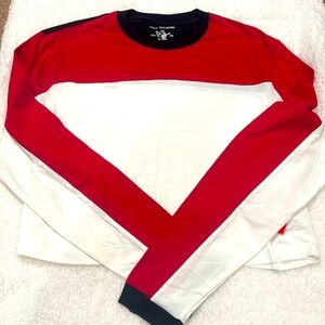 True Religion long sleeve crop tee